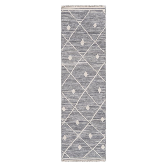 Erin Gates by Momeni Thompson Appleton Grey Hand Woven Wool Area Rug 2'3" X 8' Runner