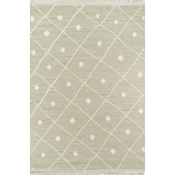 Erin Gates by Momeni Thompson Appleton Sage Hand Woven Wool Area Rug 7'6" X 9'6"