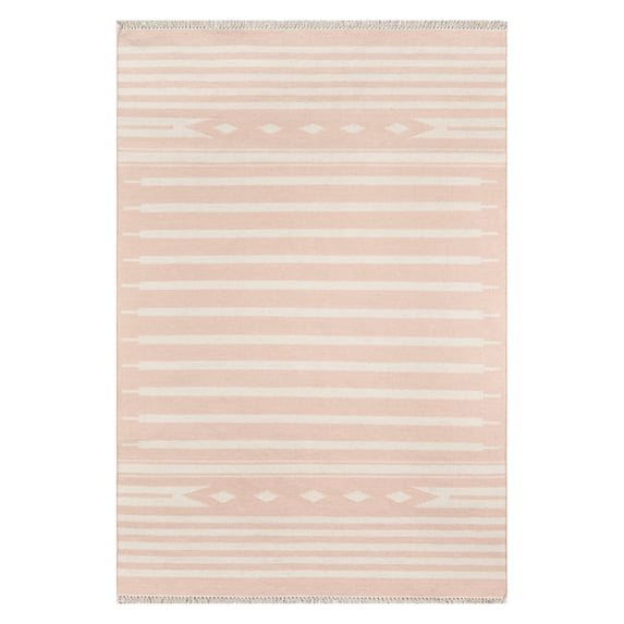 Erin Gates by Momeni Thompson Billings Pink Hand Woven Wool Area Rug 2' X 3'