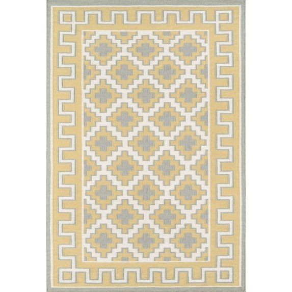 Erin Gates by Momeni Thompson Brookline Gold Hand Woven Wool Area Rug 2'3" X 8' Runner