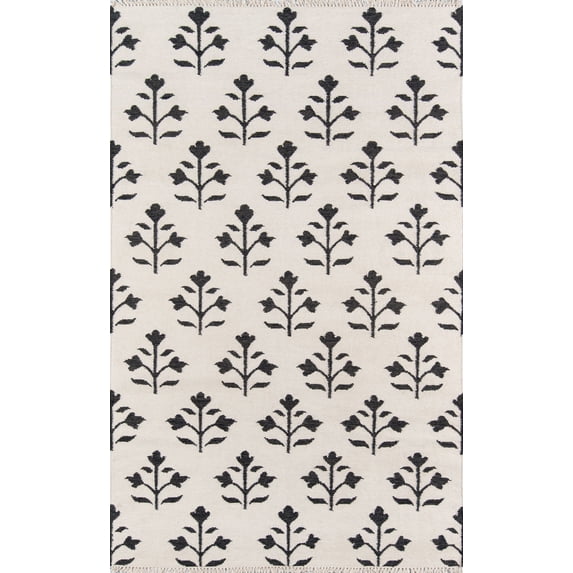 Erin Gates by Momeni Thompson Grove Ivory Hand Woven Wool Area Rug 2' X 3'
