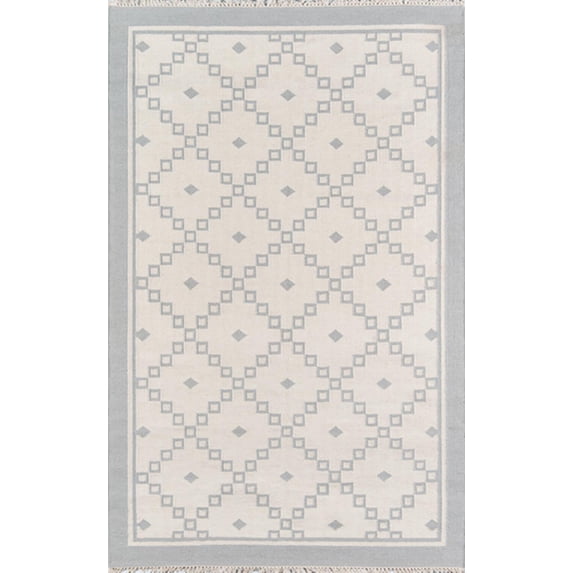 Erin Gates by Momeni Thompson Langley Grey Hand Woven Wool Area Rug 3'6" X 5'6"