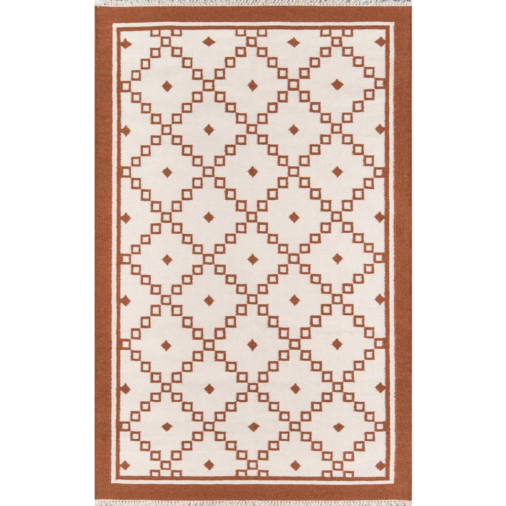Erin Gates Contemporary Rectangle Area Rug, Rust, 7'6" X 9'6"