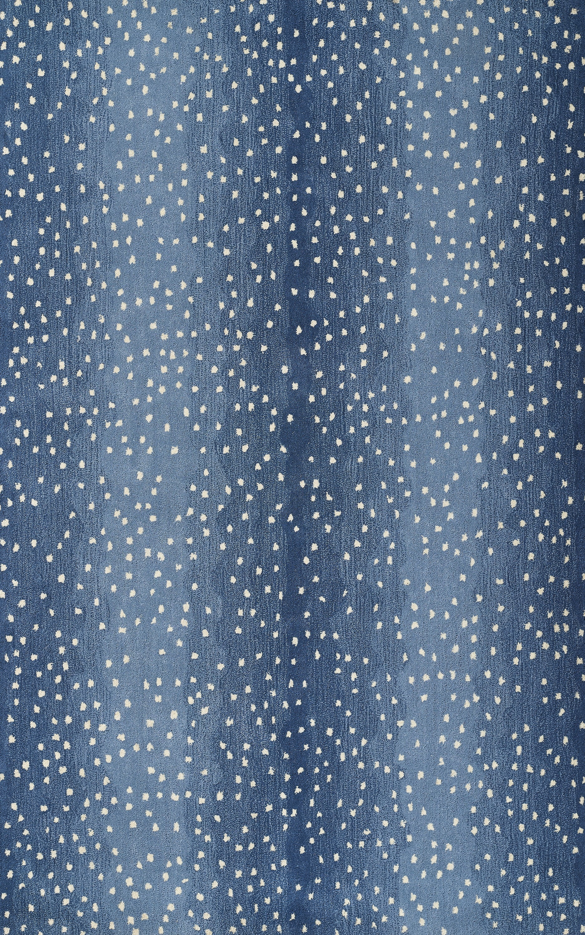 Denim Blue Hand-Tufted Wool 2' x 3' Area Rug