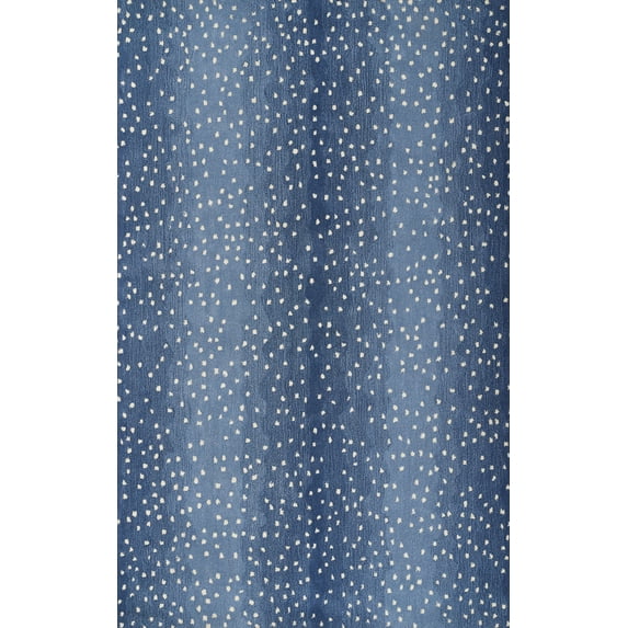 Erin Gates by Momeni Woodland Antelope Hand Tufted Wool Contemporary Denim Area Rug 7'9" X 9'9"