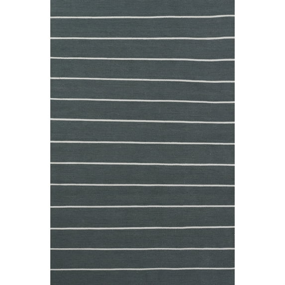 Erin Gates by River Fine Hand Woven PET Indoor Outdoor Rug 2'3" X 8' Runner - Slate