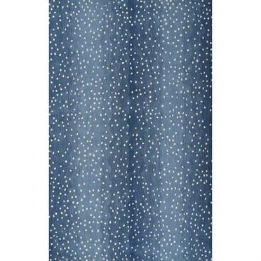 Erin Gates  by  Woodland Antelope Print Hand-tufted Wool Area Rug Denim 8'9" X 11'9" 9' x 12' Indoor,Accent,Handmade Beige,Blue Rectangle