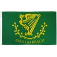 thumbnail image 1 of Erin Go Bragh Flag 3x5 Irish Pride Ireland St. Patrick's Day St Paddy's Day Harp, 1 of 3
