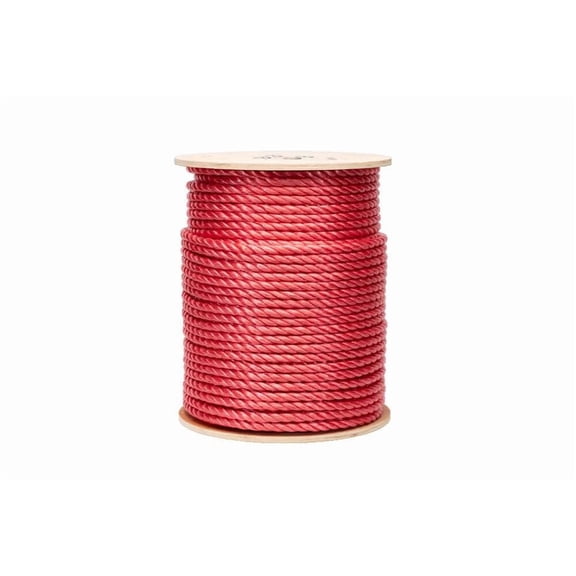 Erin Rope Twisted Red Polypropylene Rope 5/16 X 600'