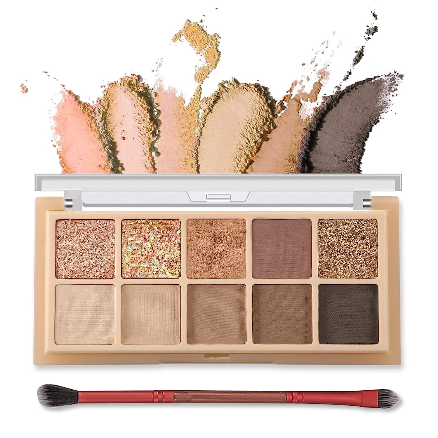 アイシャドウ MENARD Makeup Palette Erinde-10-Colors-Eyeshadow-