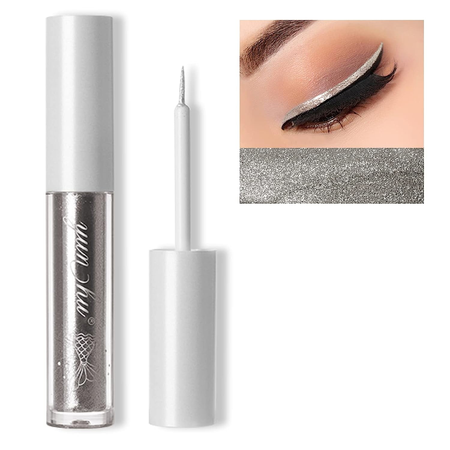 Silver & Black Rhinestone Eyeliner Sticker – Pretty Girl Cosmetics