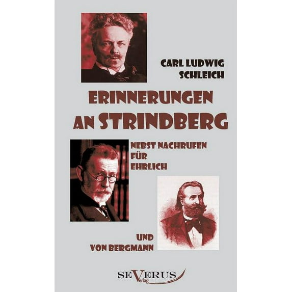 Erinnerungen an Strindberg nebst Nachrufen für Ehrlich und von Bergmann : Aus Fraktur übertragen (Paperback)