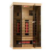 Erinnyees 1-2 Person Infrared Sauna, Wooden Home Sauna