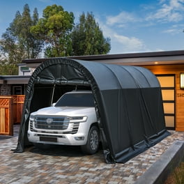Carport 10 20 Heavy Duty Portable Carport Garage Tent for Outdoor Storage Shelter grey Walmart