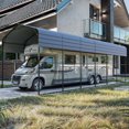thumbnail image 1 of Erinnyees 14'x30' RV Carport, Heavy Duty CarPort with Reinforced Metal Frame,Outdoor Car-Shed for RV, 2 Vehicles, Truck, Boat and SUV, Gray, 1 of 7