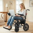 thumbnail image 1 of Erinnyees 24V Electric Wheelchair Foldable, 500W Dual Motor All-Terrain Lightweight Wheelchair, Black, 1 of 8
