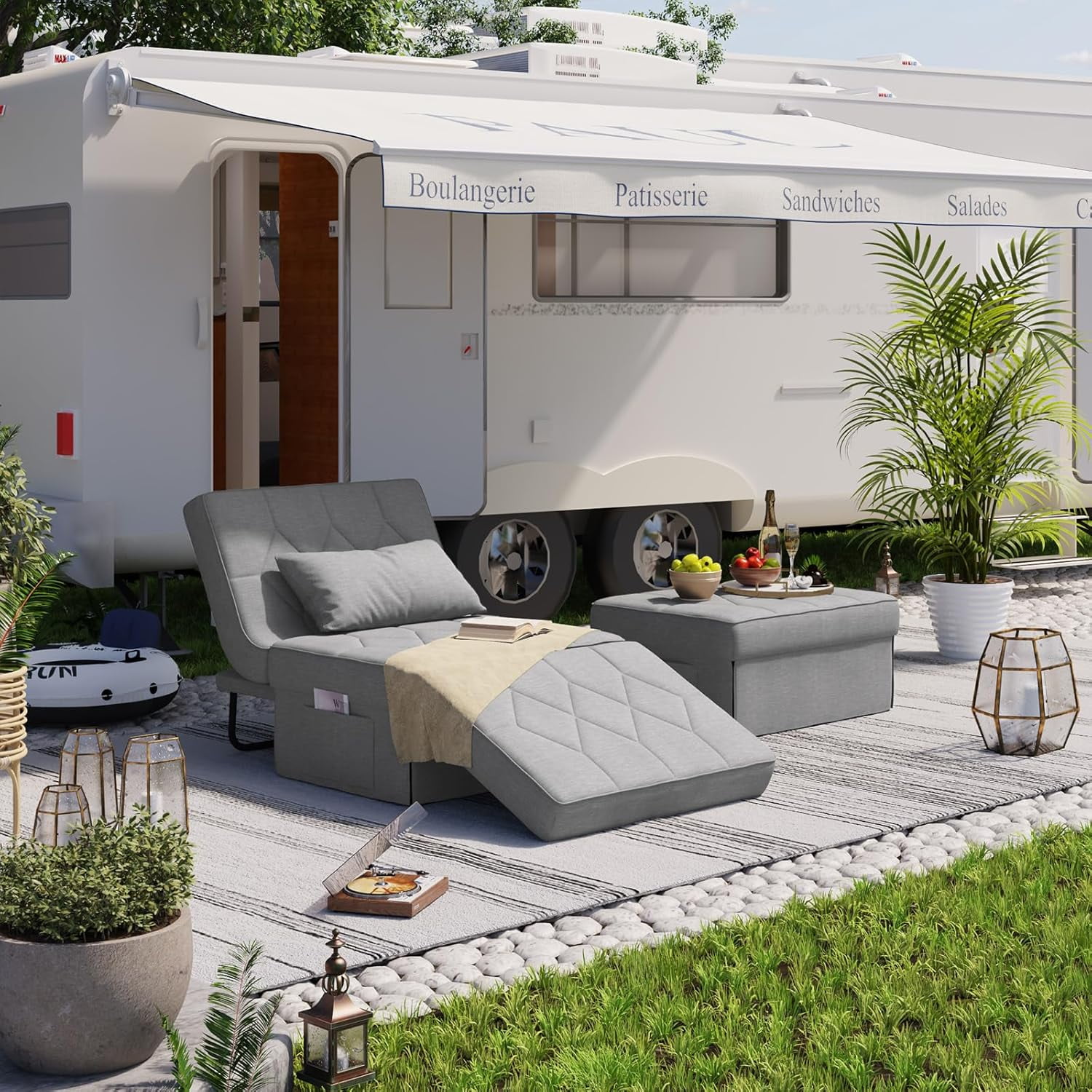 Compact Futon Erinnyees 74