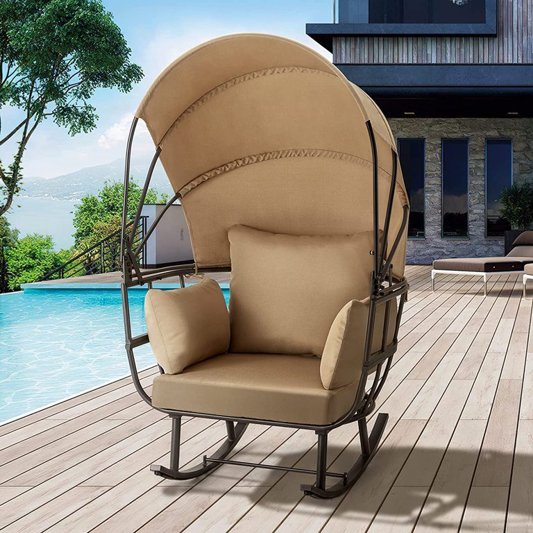 Egg shell 2025 patio chair