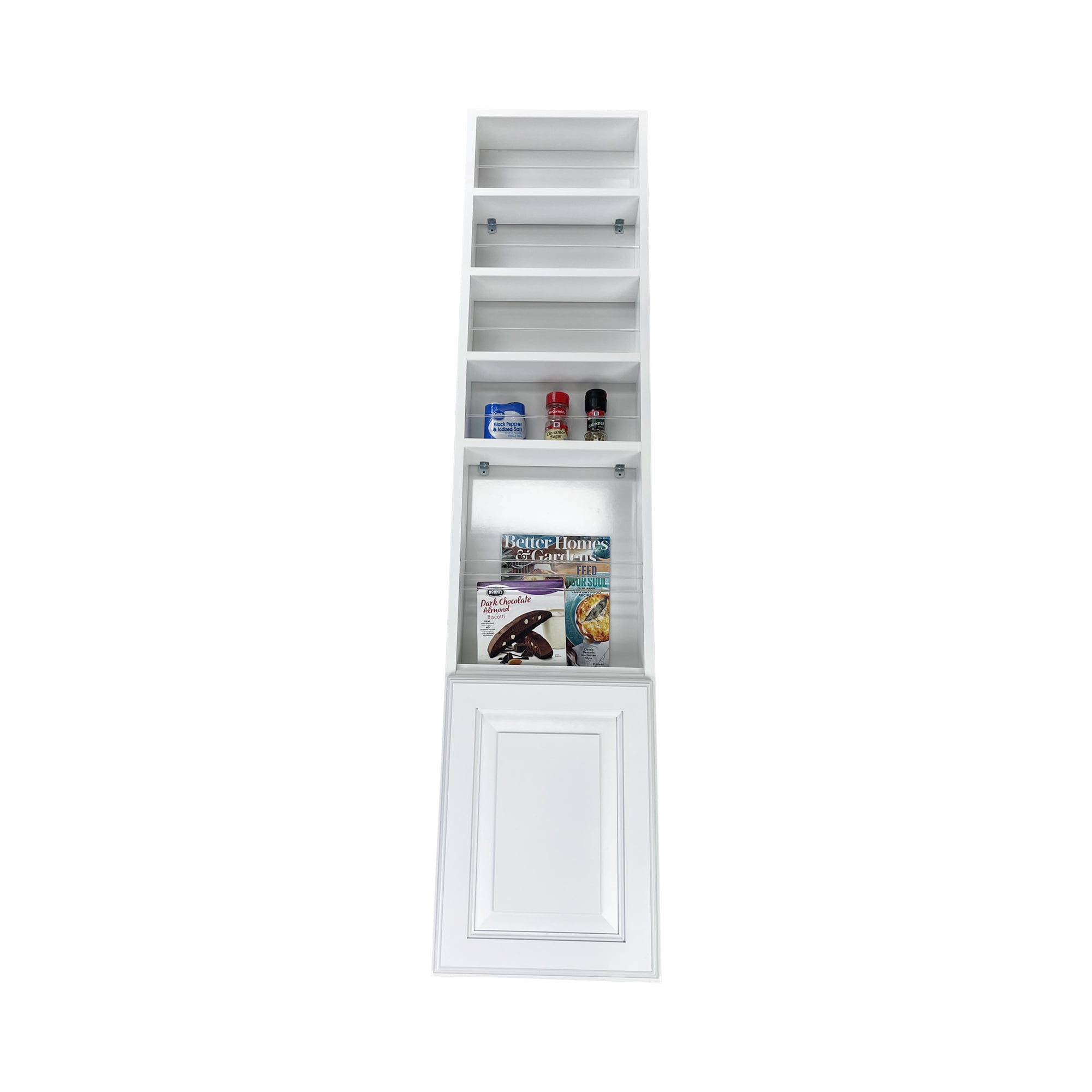 Enamel Retail Rack Eris On the Wall White Enamel Spice Rack 62