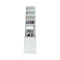 thumbnail image 1 of Eris On the Wall White Enamel Spice Rack 62"h x 14"w x 3.5"d, 1 of 5