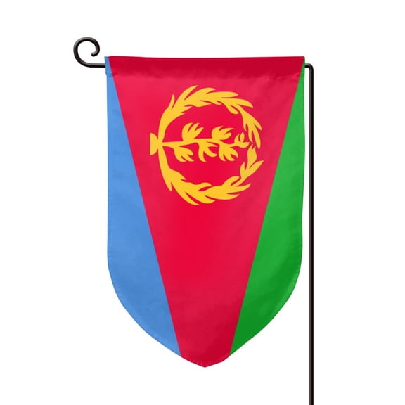 Eritrea Flag Garden Flag Double Sided Small Flag Yard Home Decorative Flags Banner 12.5 x 18 Inch Fillet