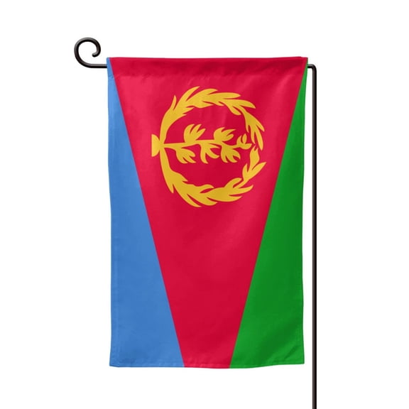 Eritrea Flag Garden Flag Double Sided Small Flag Yard Home Decorative Flags Banner 12.5 x 18 Inch Square