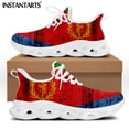 thumbnail image 1 of Eritrea/Jamaica/Congo/Haiti Flag Fashion Men Sneakers Casual Shoes Lace-up Light Walking Footwear Zapatillas Hombre, 1 of 8