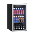 Erivess Beverage Refrigerator, Compact 126 Can, 3.2 Cubic Feet, Digital