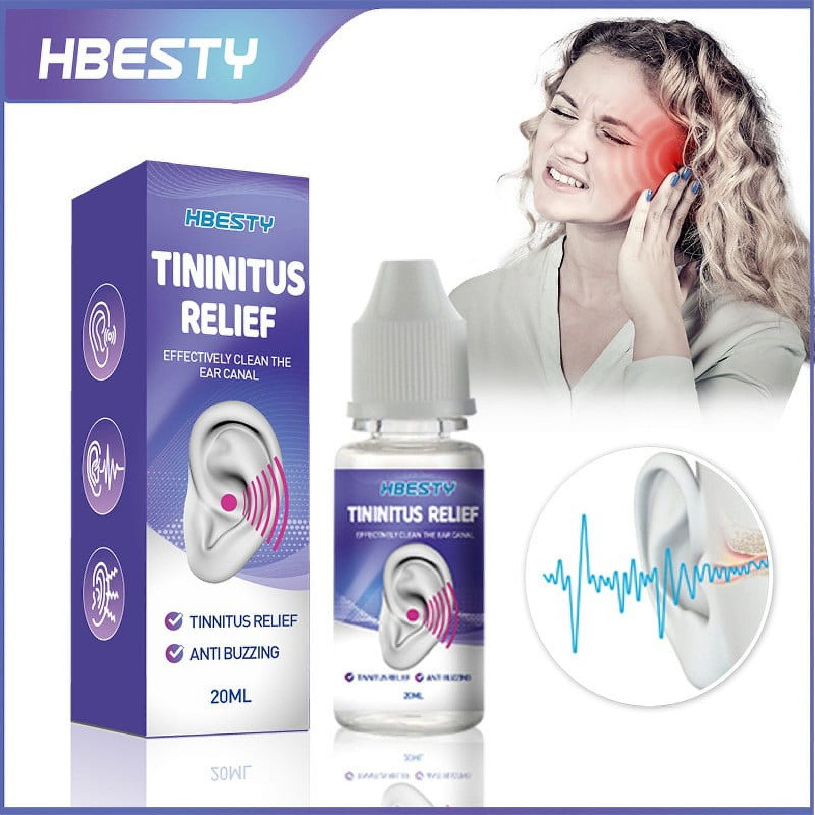 Erkang Drops Tinnitus Relief Behindtheear and Itchy Ears Ear Canal Wash Earwax Softening