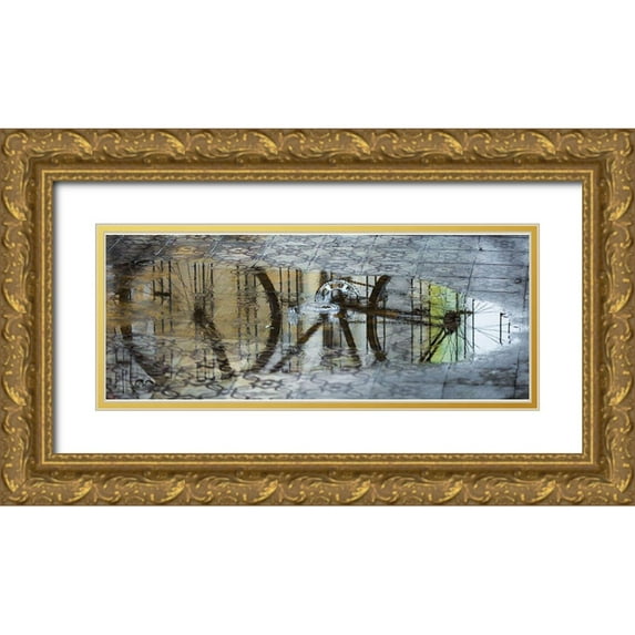 Erkmen, Ugur 18x9 Gold Ornate Wood Framed with Double Matting Museum Art Print Titled - After The Rain