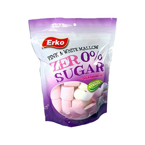 Erko Marshmallow Zero Sugar Pink & White Marshmallow 70G