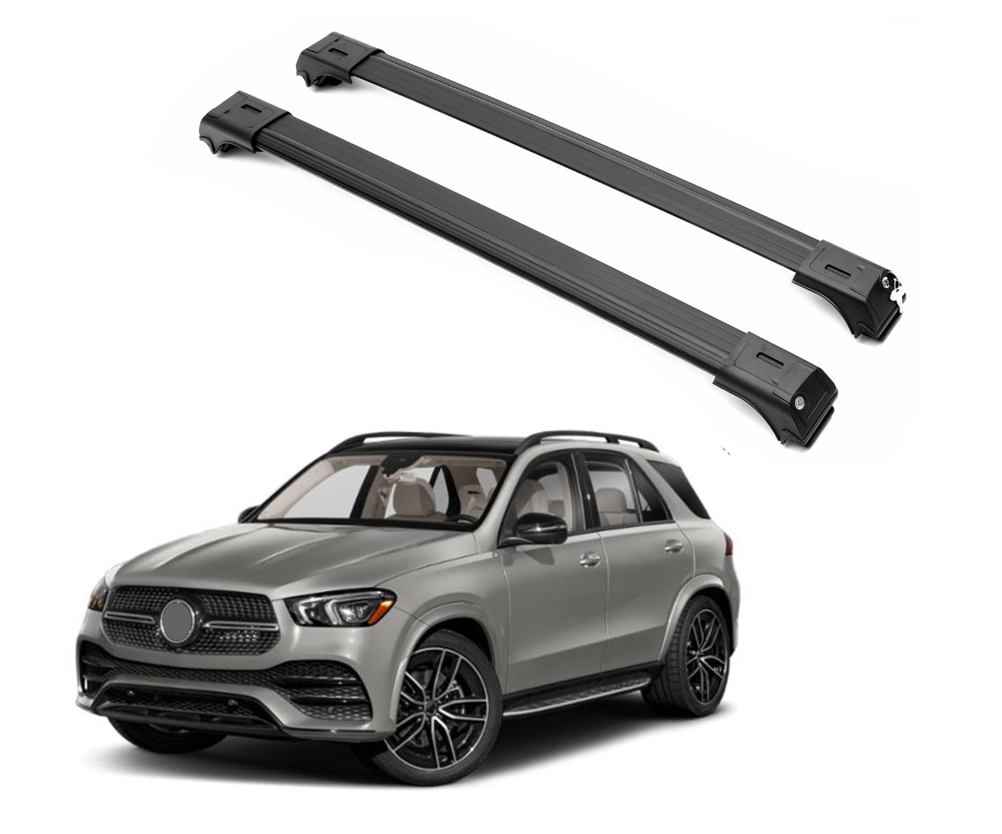Erkul Roof Rack Cross Bars Fits Mercedes GLE 53 20192023 Aluminum