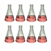 Erlenmeyer Flask Borosilicate Glass Conical Flask 500ml 8-Pack