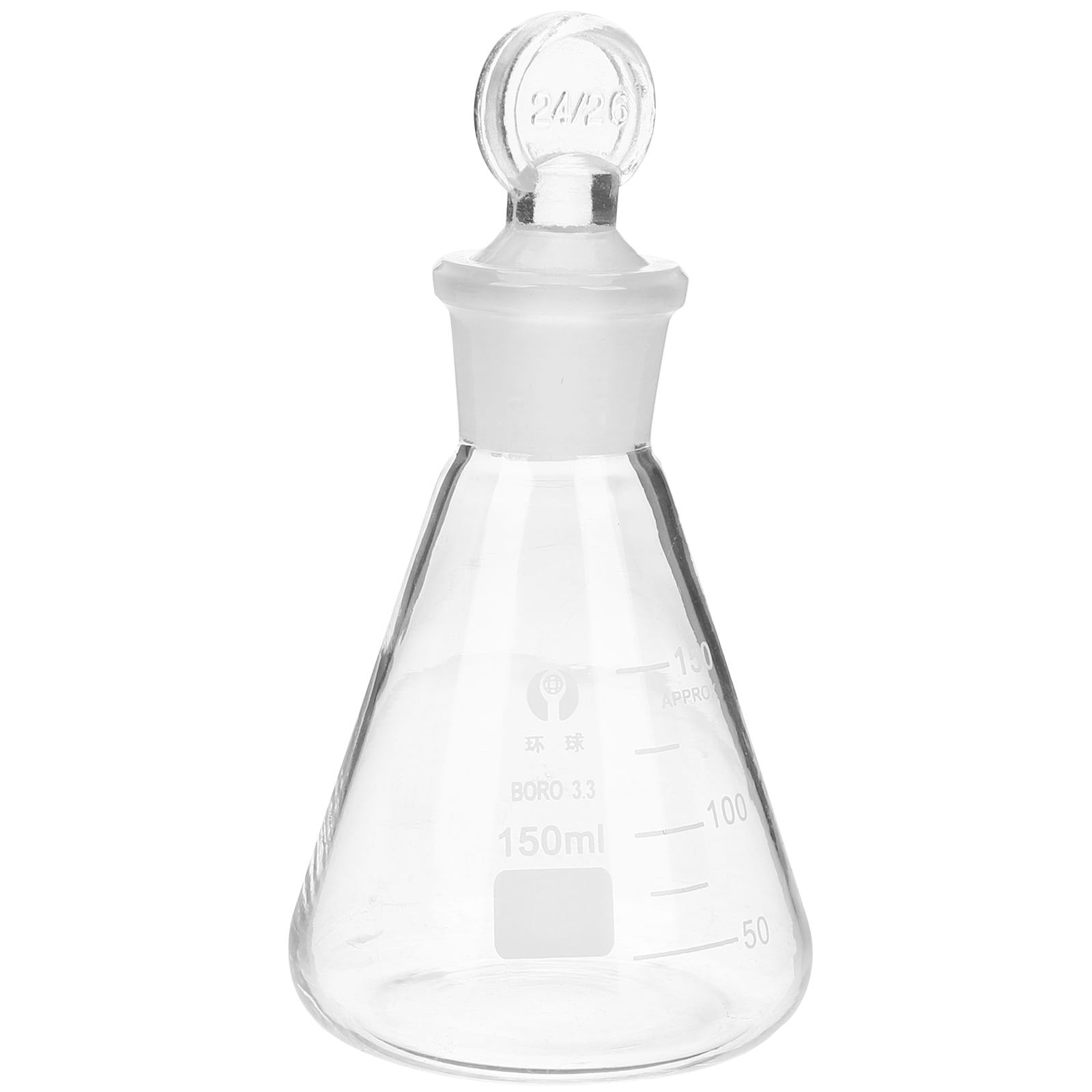 Erlenmeyer Flask with Stopper Science Lab Equipment Chemistry Experiment Shot Glass