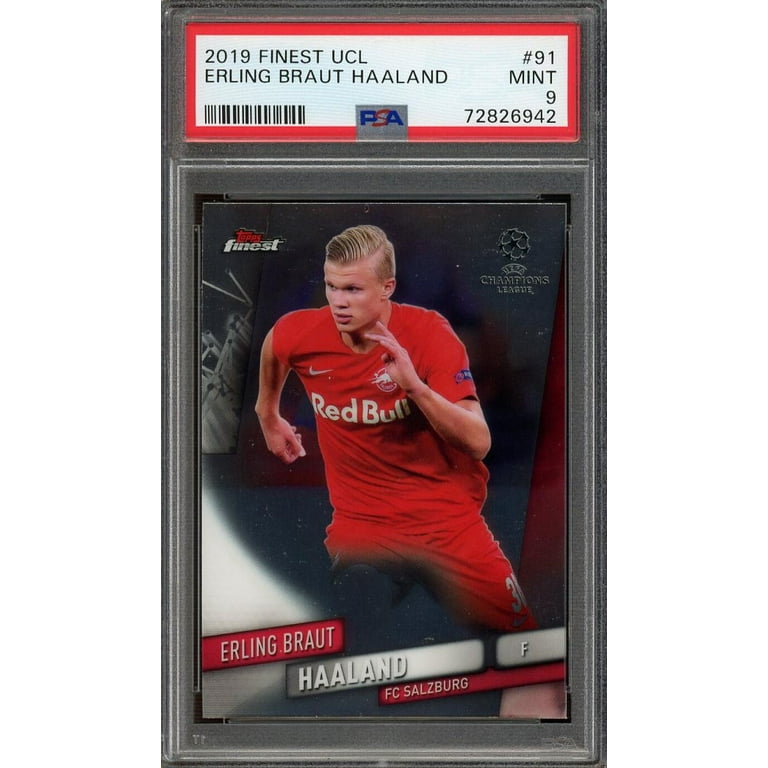 2019 Topps Rookie Erling good Haaland PSA 9