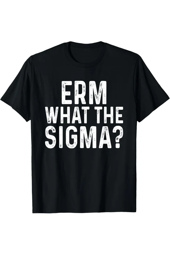 Erm What The Sigma Funny Meme Brainrot Nerd Humor T-Shirt