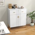 thumbnail image 1 of Erma Two Doors Accent Cabinet - White, 1 of 9