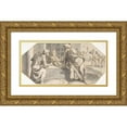 thumbnail image 1 of Ermenegildo Lodi 18x11 Gold Ornate Wood Frame and Double Matted Museum Art Print Titled - Saint John the Baptist in Prison Sends His Disciples to Question Jesus (1598-1616), 1 of 4