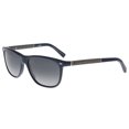 thumbnail image 1 of Ermenegildo Zegna EZ0009/S 90D Navy Blue and Grey Rectangle Sunglasses, 1 of 5