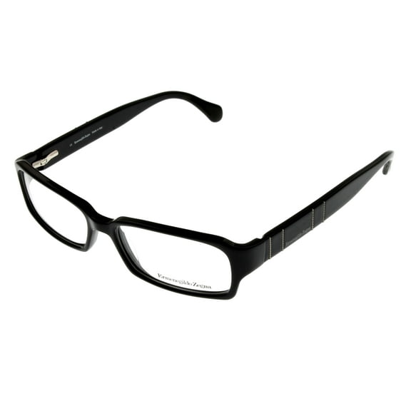 Ermenegildo Zegna Eyeglasses Frame Unisex Rectangular VZ3504 700 Black