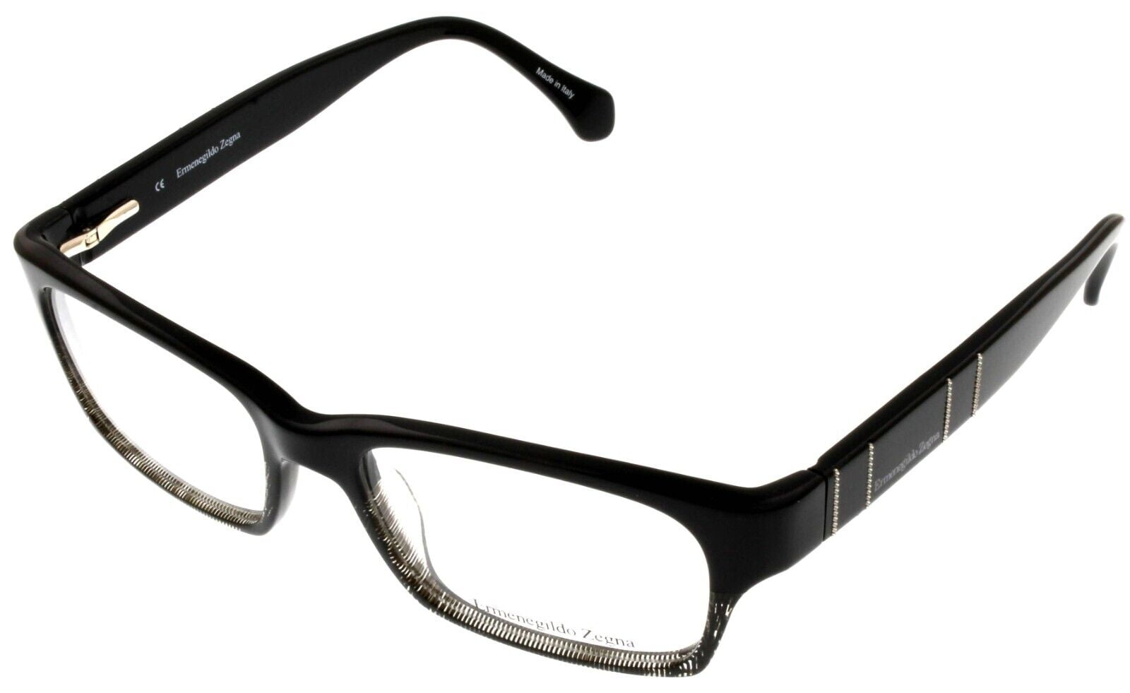 Ermenegildo Zegna prescription glasses for frames black Ermenegildo Zegna EZ5109 Shiny Black Prescription Eyeglasses main image 2