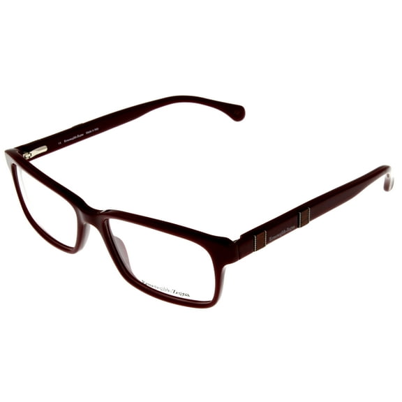 Ermenegildo Zegna Unisex Eyewear Frame Burgundy VZ3537 9FH Rectangular
