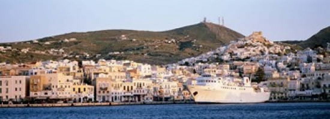 Ermoupoli Syros Greece Canvas Art - Panoramic Images (18 x 7)