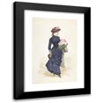 thumbnail image 1 of Ernest-Ange Duez 11x14 Black Modern Framed Museum Art Print Titled - The Bouquet, 1 of 5