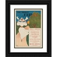 thumbnail image 1 of Ernest Haskell 14x18 Black Ornate Wood Framed Double Matted Museum Art Print Titled - The Sunday Journal (1896), 1 of 5