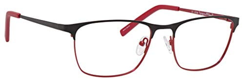 Ernest Hemingway Blue Light Filter A/R Lenses H4818 Reading Glasses Black/Red 54mm
