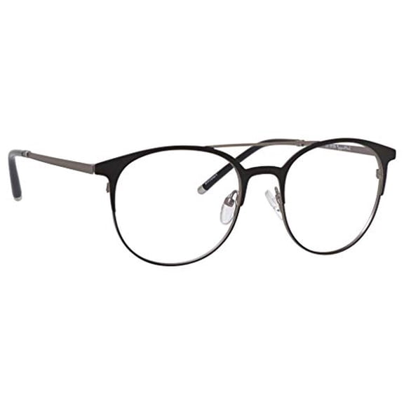 Ernest Hemingway Blue Light Filter A/R Lenses Reading Glasses Satin Black/Silver 52mm H4810