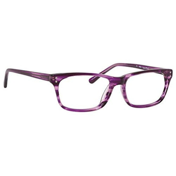 Ernest Hemingway Designer H4684 Unisex Oval Reading Eyeglasses in Purple 53 mm