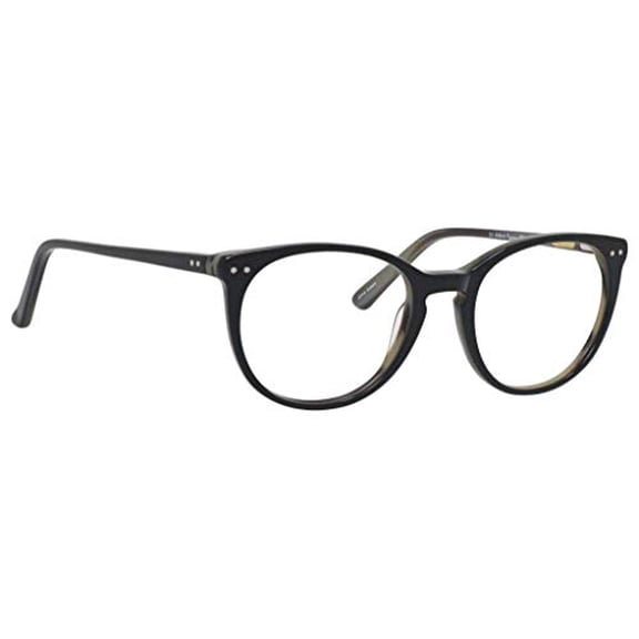 Ernest Hemingway H4699 Unisex Oval Blue Light Blocking Filter+A/R Lenses Black/Olive 51 mm
