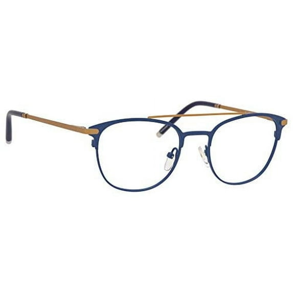 Ernest Hemingway H4832 Women’s Round Reading Eyeglasses in Navy/Bronze 49 mm